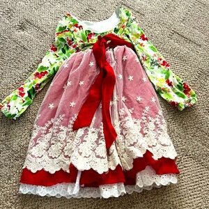 Love + Grow Poinsettia Dress